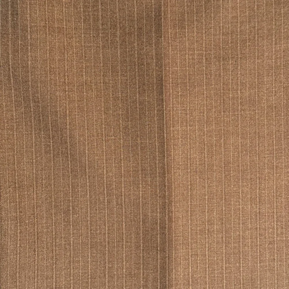 Luca Rossi Italia Mens Brown Pinstripe Suit Dress Pants‎ 42W x 29L
